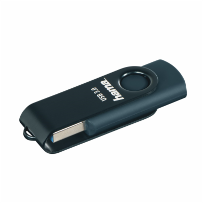Hama USB 3.0 Flash Drive Rotate, 256 GB, 70 MB/s, petrole...