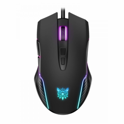 DeTech Onikuma CW905 Drátová herní myš 7D, RGB - černá He...
