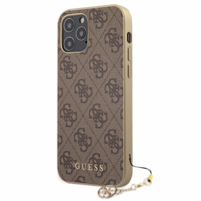 Guess 4G Charms Zadní Kryt pro iPhone 12 Pro Max 6.7 Brow...