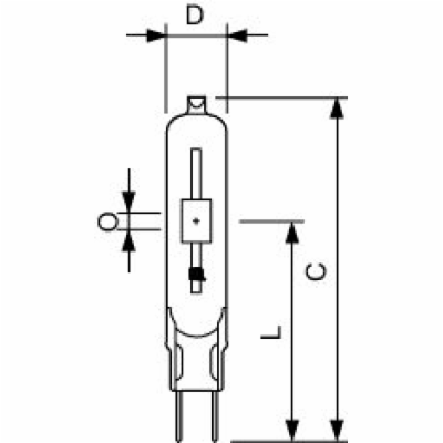 Výbojka PHILIPS CDM-TC 35W/842 G8.5