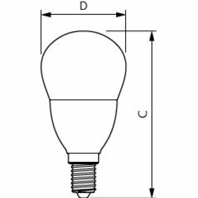 Philips žárovka LED 7W-60 E14 4000K kapka CorePro LED žár...