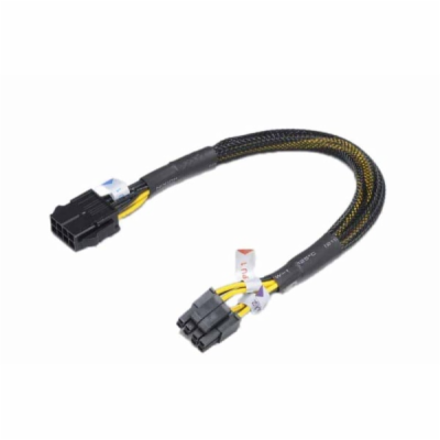 AKASA kabel  prodloužení k 8pin ATX PSU, 30cm