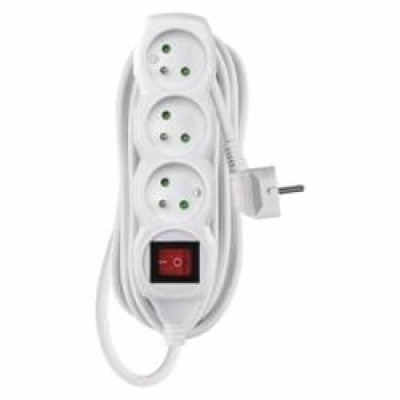 Prodlužovací kabel 7 m / 3 zásuvky / s vypínačem / bílý /...