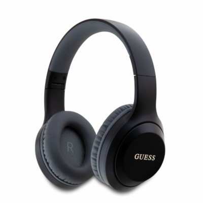 Guess Classic Silver Logo Bluetooth Stereo Headphone Blac...