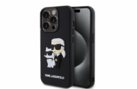 Karl Lagerfeld 3D Rubber Karl and Choupette Zadní Kryt pro iPhone 14 Pro Black Zahal svůj telefon do prémiového krytu od Karl Lagerfelda a přidej mu špetku elegance a ochrany zároveň! Tento kryt je v