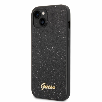 Guess PC/TPU Glitter Flakes Metal Logo Zadní Kryt pro iPh...