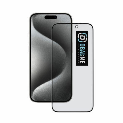 OBAL:ME Privacy 5D Tvrzené Sklo pro Apple iPhone 15 Pro B...