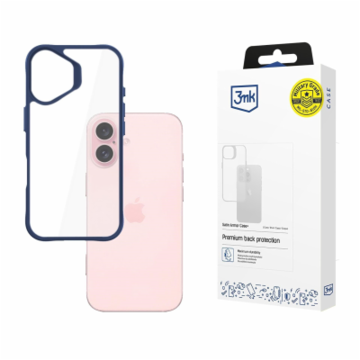 3mk ochranný kryt Satin Armor Case+ Blue pro Apple iPhone...