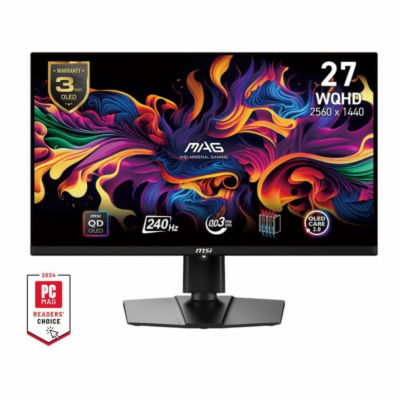 MSI MAG 271QPX QD-OLED E2,26,5" QD-OLED/2560x1440 (WQHD)/...