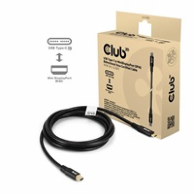 Club3D Kabel USB-C na MiniDisplayPort 2.1, 8K30Hz, DSC1.2...