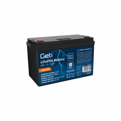 Baterie LiFePO4 12,8V 100Ah GETI
