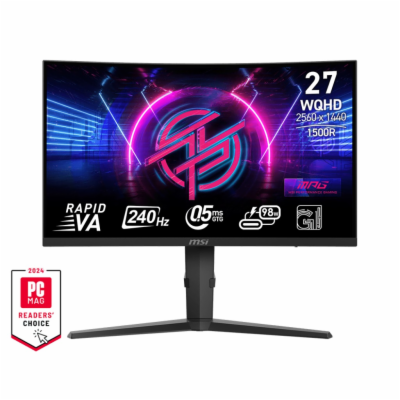 MSI LCD MPG 275CQRXF, 27", 2560x1440, Rapid VA, 240Hz, 0,...