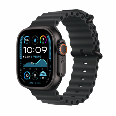 Apple Watch Ultra 2/49mm/Black/Sport Band/Black Ocean