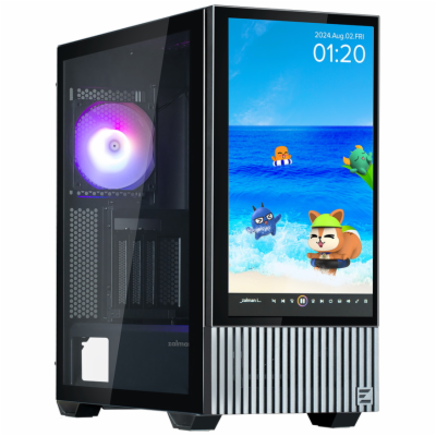 Zalman skříň Z10 DS / Middle Tower / 3x120mm fan / 2x USB...