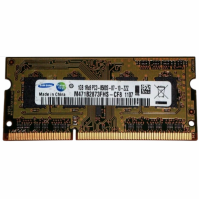 Samsung 1GB DDR3 PC8500 1066MHz SODIMM CL7 Operační paměť...