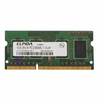 Elpida 1GB DDR3 PC8500 1066MHz SODIMM CL7 Operační paměť ...