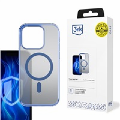 3mk ochranný kryt Frosty MagCase Blue pro Apple iPhone 16...