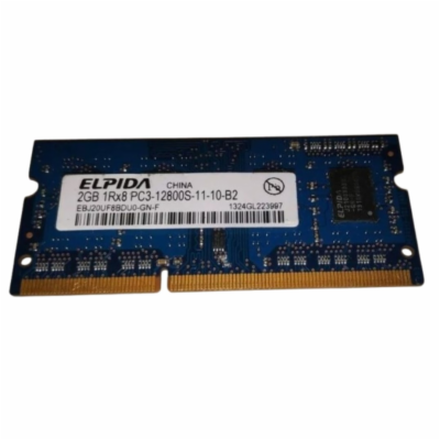 Elpida 2GB DDR3 PC12800 1600MHz SODIMM CL11 Operační pamě...