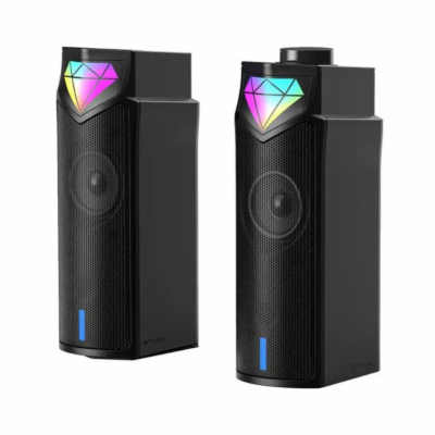 DeTech Onikuma L1 reproduktory - 2x5W, USB, RGB, Černá RG...