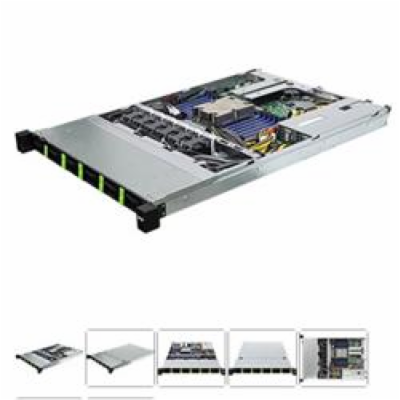 ASRock Rack 1U server SP5, 24xDDR5 nonECC,12xHS  NVME/SAT...