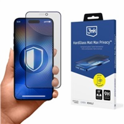 3mk tvrzené sklo HardGlass Matt Max Privacy pro Apple iPh...