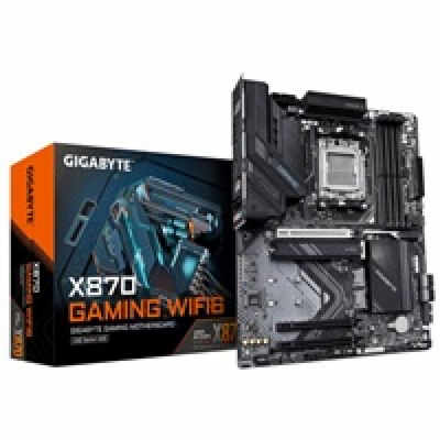 GIGABYTE MB Sc AM5 X870 GAMING WF6, AMD X870, 4xDDR5, 1xH...