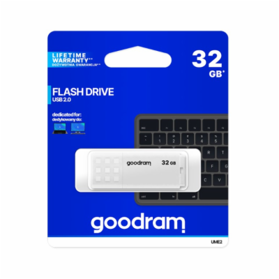 GOODRAM UME2 WHITE USB 2.0 32GB Goodram USB flash disk, U...