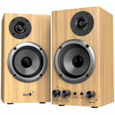 GENIUS repro SP-HF520BT Pine Wood/ 2.0/ Bluetooth 5.3/ 20...