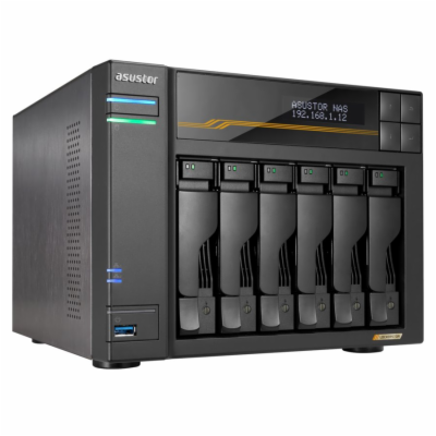 Asustor Lockerstor 6 Gen3 AS6806T   6x 2,5"/3,5" SATA III...