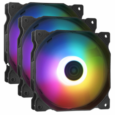 Adata XPG Vento 120mm fan ARGB černý PWM 3 pack