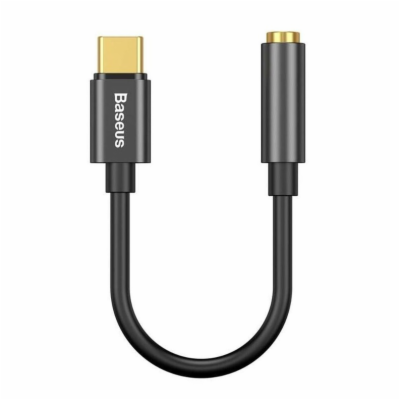 Baseus audio adaptér z USB-C na Jack 3,5mm černý