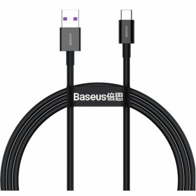 Baseus datový kabel Superior USB-C 1m 6A 66W černý