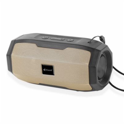 DeTech Bluetooth reproduktor Kisonli S9 TWS - zlatý Bluet...