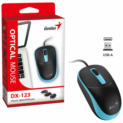 GENIUS DX-123 Ocean Blue USB-A