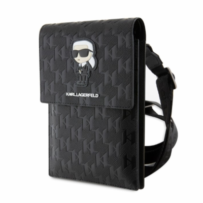 Karl Lagerfeld Saffiano Monogram Ikonik NFT Taška na Tele...