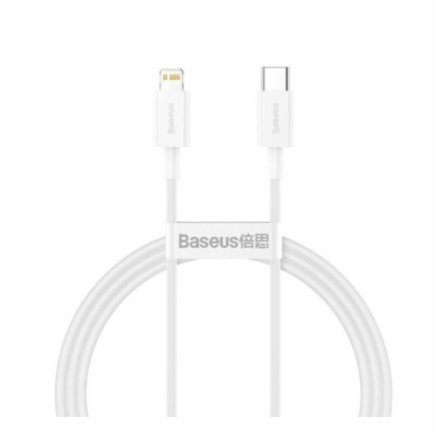 Baseus datový kabel Superior USB-C/Lightning 1m 20W bílý