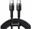 Baseus datový kabel Cafule USB-C PD2.0 100W 2m 20V 5A šedo-černý