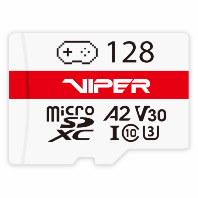 PATRIOT Viper 128GB Micro SDXC / UHS-I / U3 / A2 / C10 / V30