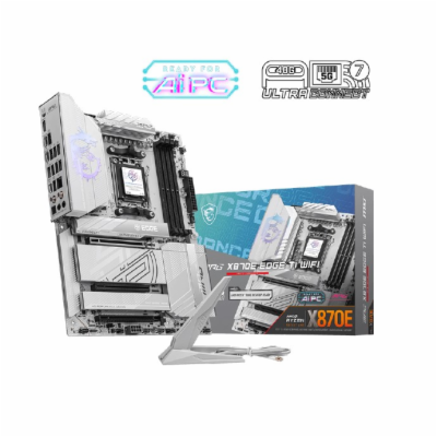 MSI MPG X870E EDGE TI WIFI, AM5, AMD X870E, 4x DDR5, ITX