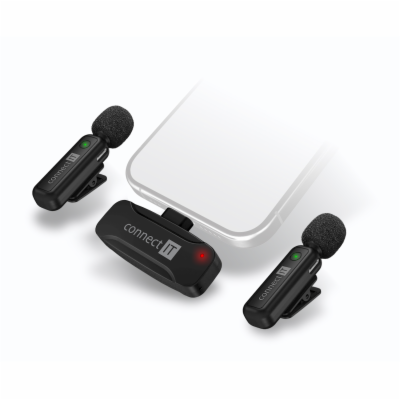 CONNECT IT Wireless Lavalier mikrofon USB-C konektor (2 k...