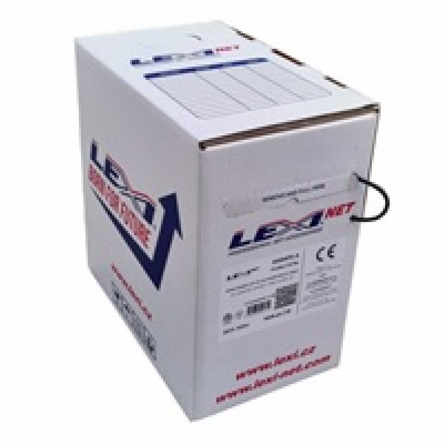 LEXI-Net instalační kabel UTP CAT 5e 24AWG venkovní PE če...
