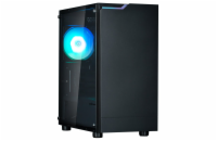 Zalman skříň T4 Plus / miniT / 1x120mm fan ARGB / USB 2.0 / USB 3.0 / tvrzené sklo / černá