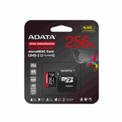 Adata High Endurance/Micro SD/256GB/UHS-I U3 / Class 10/+...