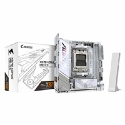 GIGABYTE MB Sc AM5 X870I AORUS PRO ICE, AMD X870, 2xDDR5,...