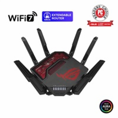 ASUS Herní Router ROG Rapture GT-BE19000, 3-pásmový WiFi7...