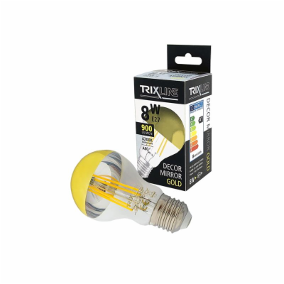 Žárovka LED E27 8W A60 bílá přírodní TRIXLINE Decor Mirro...