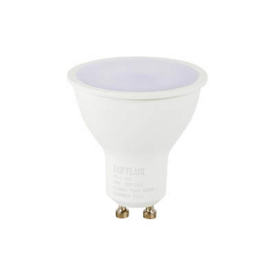 Žárovka LED GU10 9W bílá přírodní RETLUX RLL 418