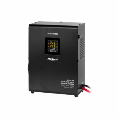 Zdroj záložní REBEL POWER-1000 12V 230V 1000VA 700W Black...