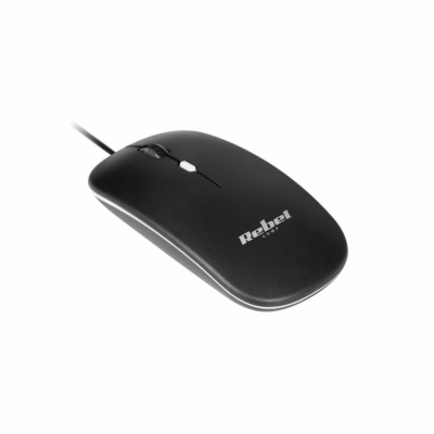 Myš drátová REBEL WDM210 Black