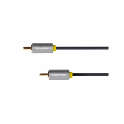 Kabel 1x Cinch konektor/1x Cinch konektor 1m KRUGER & MAT...